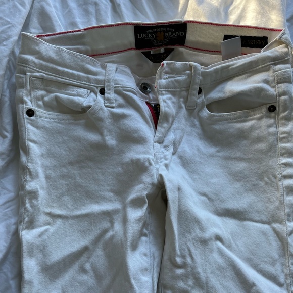 White lucky brand skinny jeans - Picture 4 of 11